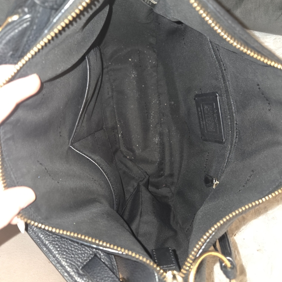 Coach Black Leather Shoulder Bag - Picture 12 of 14